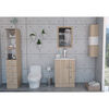 Set Muebles Torre de Baño + Mueble + Auxiliar + Espejo + Lavamanos TuHome Vanguard