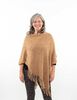 Ruana Camel Mujer Bside