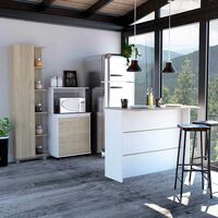 Mueble Cocina 36 + Barra de Cocina + Optimizador TuHome Kitchen