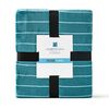 Frazada American Family Flannel 1.5 Plazas Paris Aqua