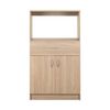 Mueble de Cocina Auxiliar Stanford 2 Puertas 1 Repisa 1 Cajón Nogal
