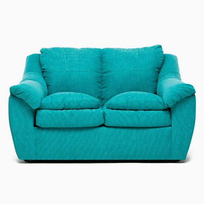 Sofá Cabsur Galicia 2 Cuerpos Chenille Turquesa