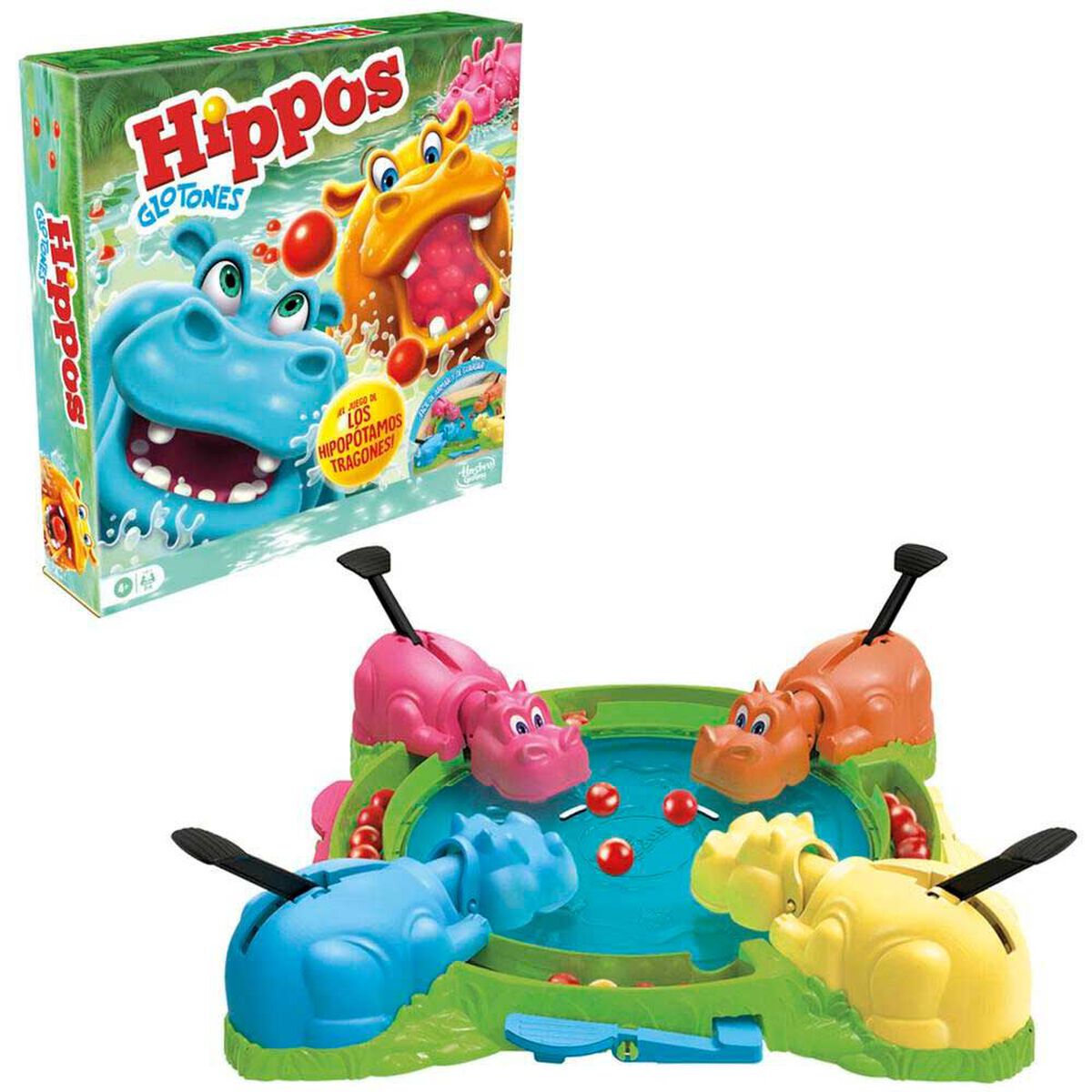 Juego de Mesa Hippos Glotones Hasbro Gaming