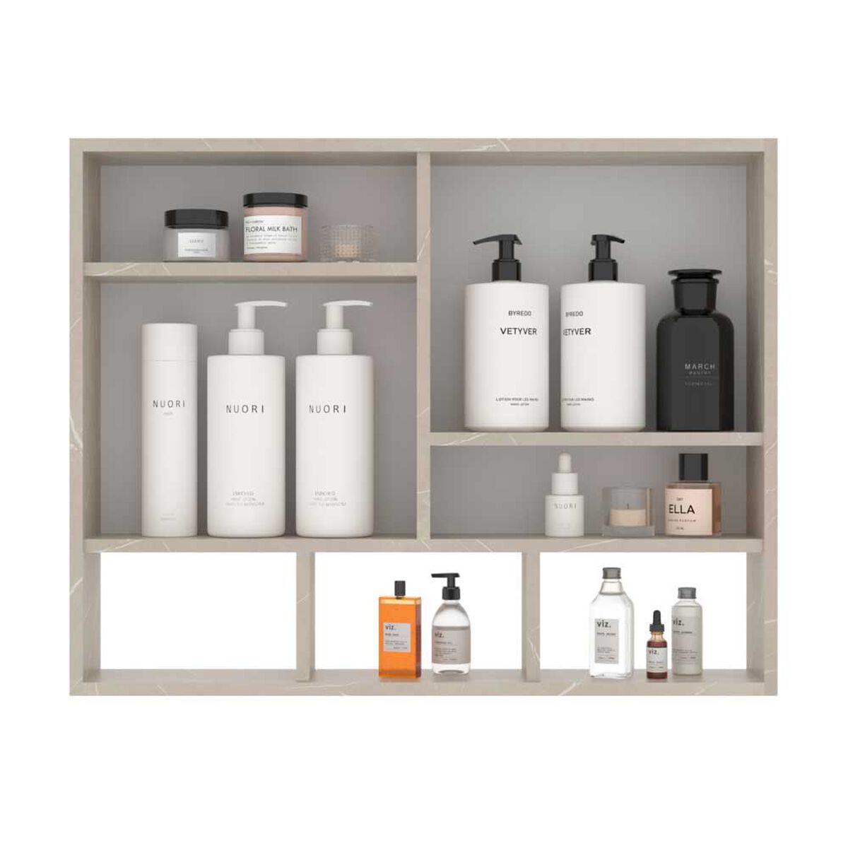 Botiquín Baño Espejo Home Mobili Amsterdams Beige