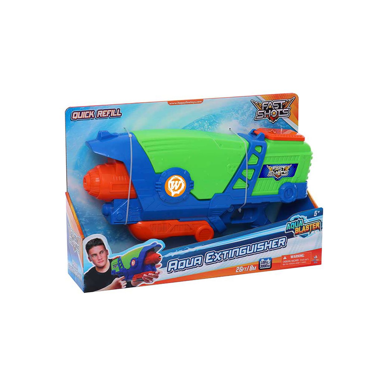Lanzador De Agua Lanza Hasta 10M (34Ft), Tanque 3200Ml (108 Oz)