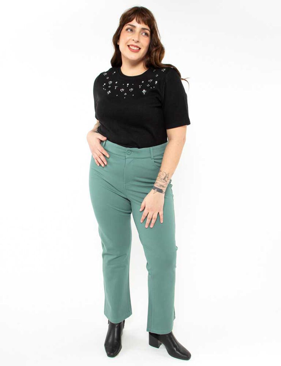 Pantalón Recto Sastrero Mujer Extralindas