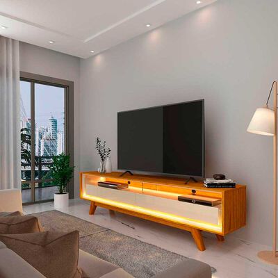 Imagen 2 del producto Rack TV Decocasa Requinte  Hasta 55"" Natural Off White