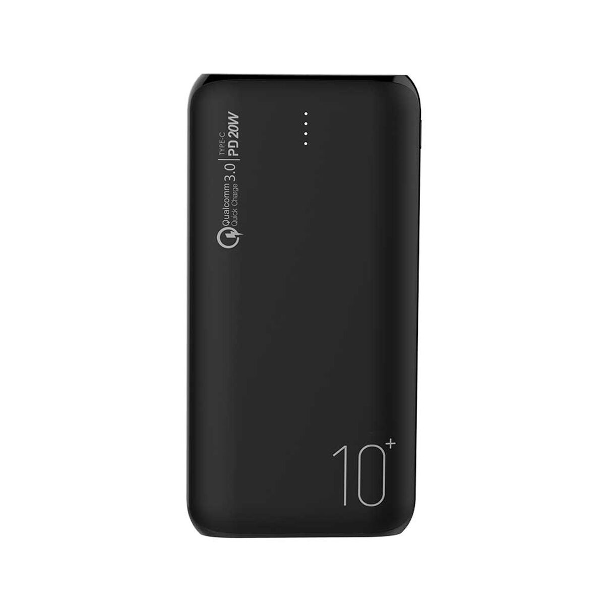 Batería Externa Portátil Dusted 10000mAh Carga Rápida Negro