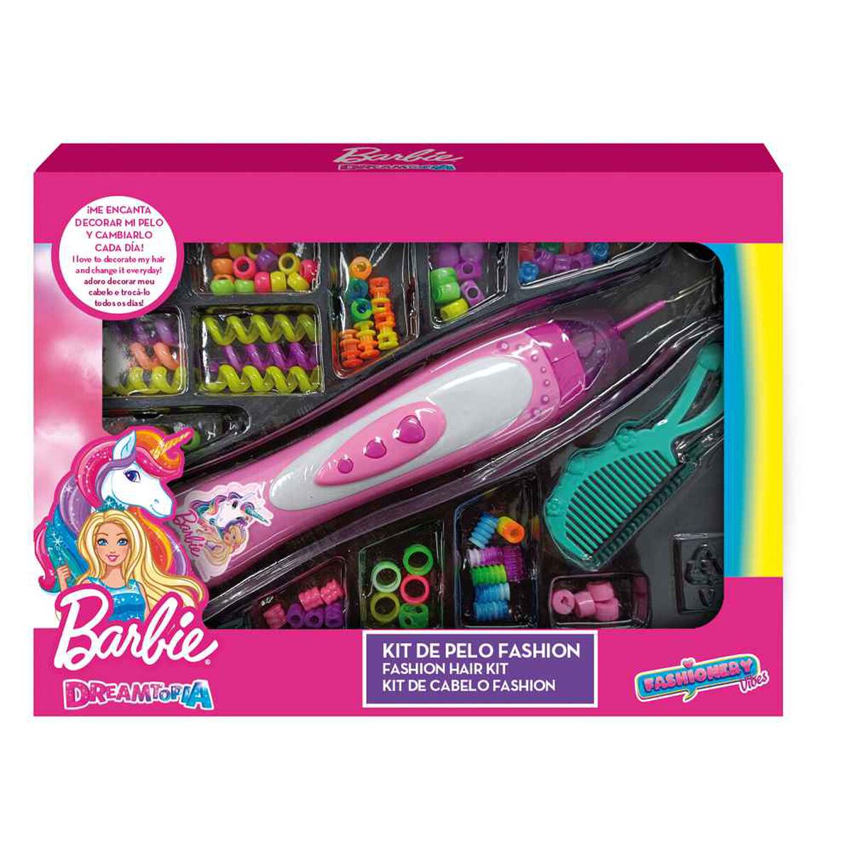Kit Fasion para Decorar el Cabello Barbie