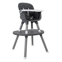 Silla de Comer Bebe Baby Desk 3&1 Gris Bebesit