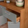 Mueble de Cocina Vekkahome Buck 1 Caj&oacute;n 12 Puertas Gris