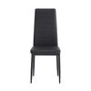 Juego de Comedor Zibel Leblon 4 Sillas Negro
