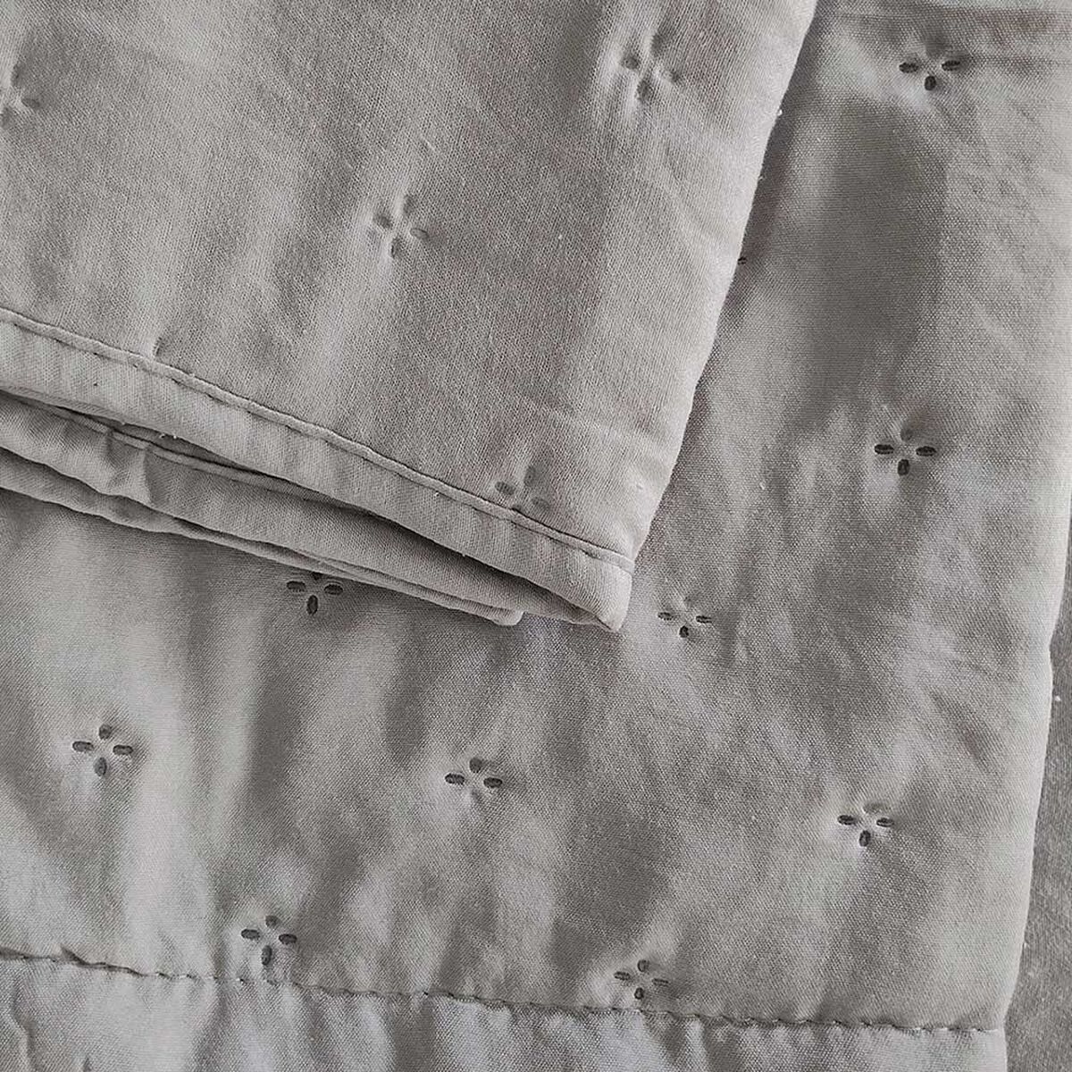 Quilt Illusions 1,5 Plazas Gris Roma