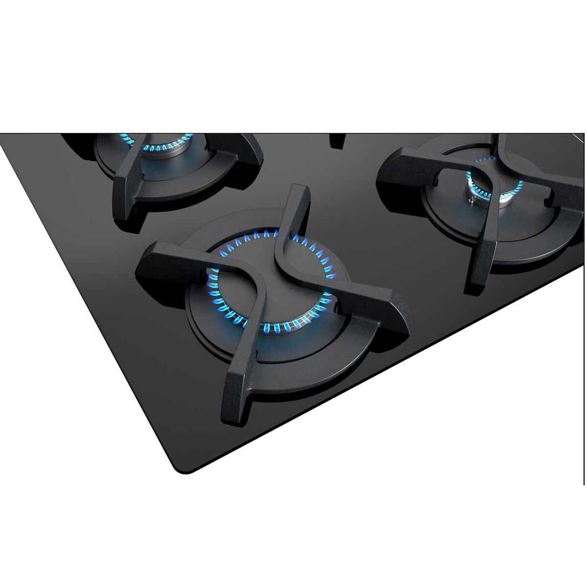 Encimera a Gas Teka GBC 64003 KBB 4 Quemadores
