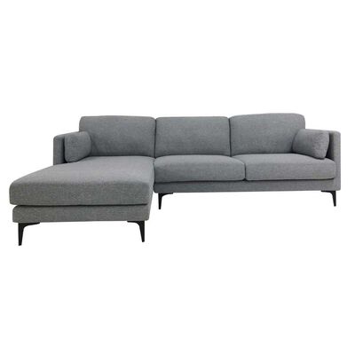 Sofá Seccional Amuv Carraro 3 Cuerpos Gris