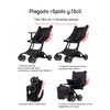 Coche de Paseo Premium Últra Compacto Lubabycas Negro