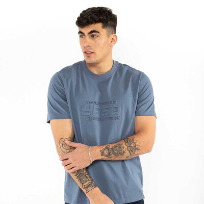 Polera Relieve Manga Corta Hombre Icono