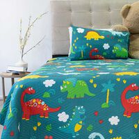 Quilt Infantil Doral 1,5 Plazas Origins Dinosaurios