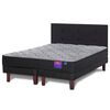 Cama Europea Flex Base Dividida King Therapedic Plus  + Respaldo Royal