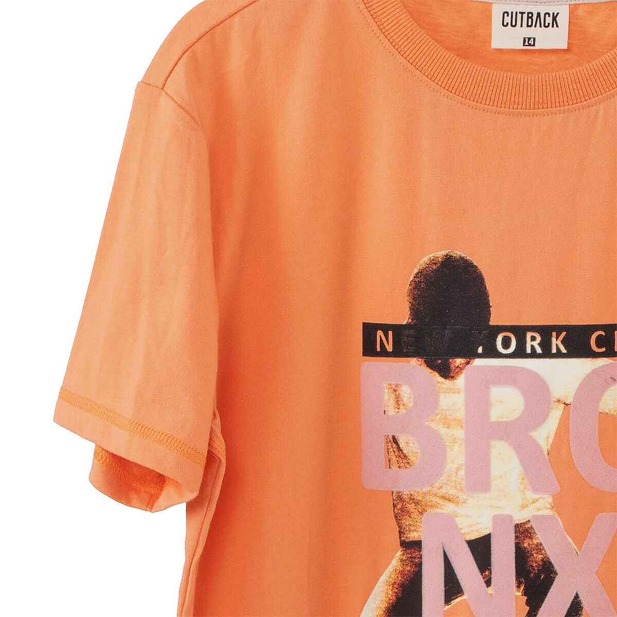 Polera Manga Corta de Algod&oacute;n Ni&ntilde;o Cutback