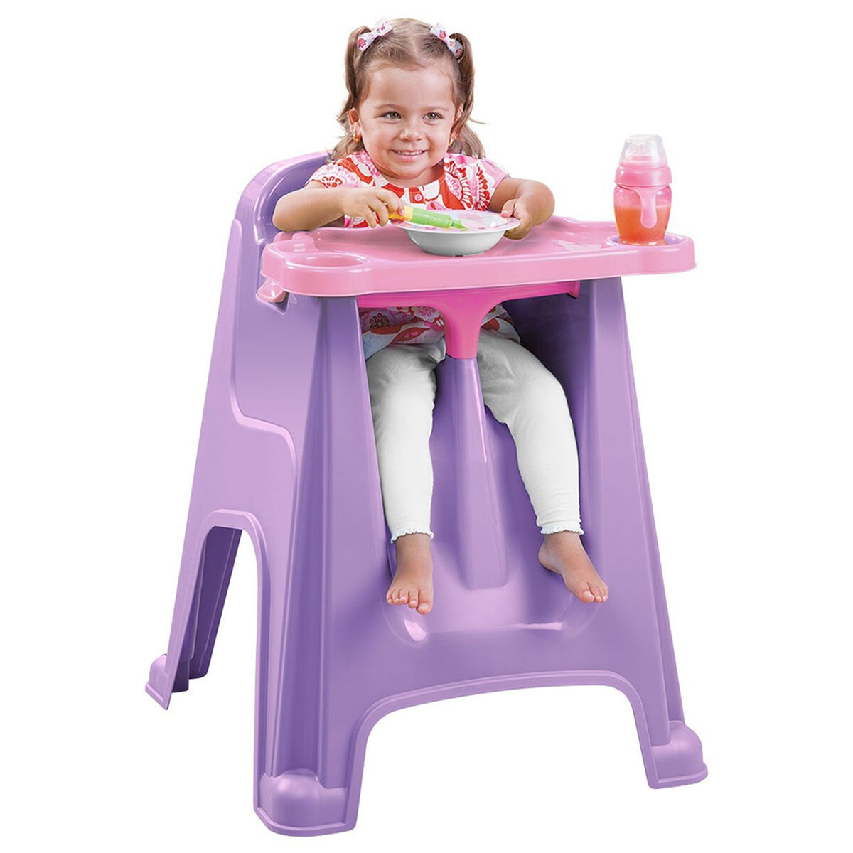 Silla de Comer para Bebé Morada