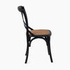 Juego de Comedor Spazzio Vittoria Negro 4 Sillas