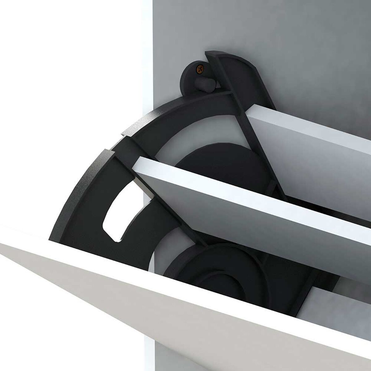 Zapatera Vekkahome Americana 4 Puertas Blanca