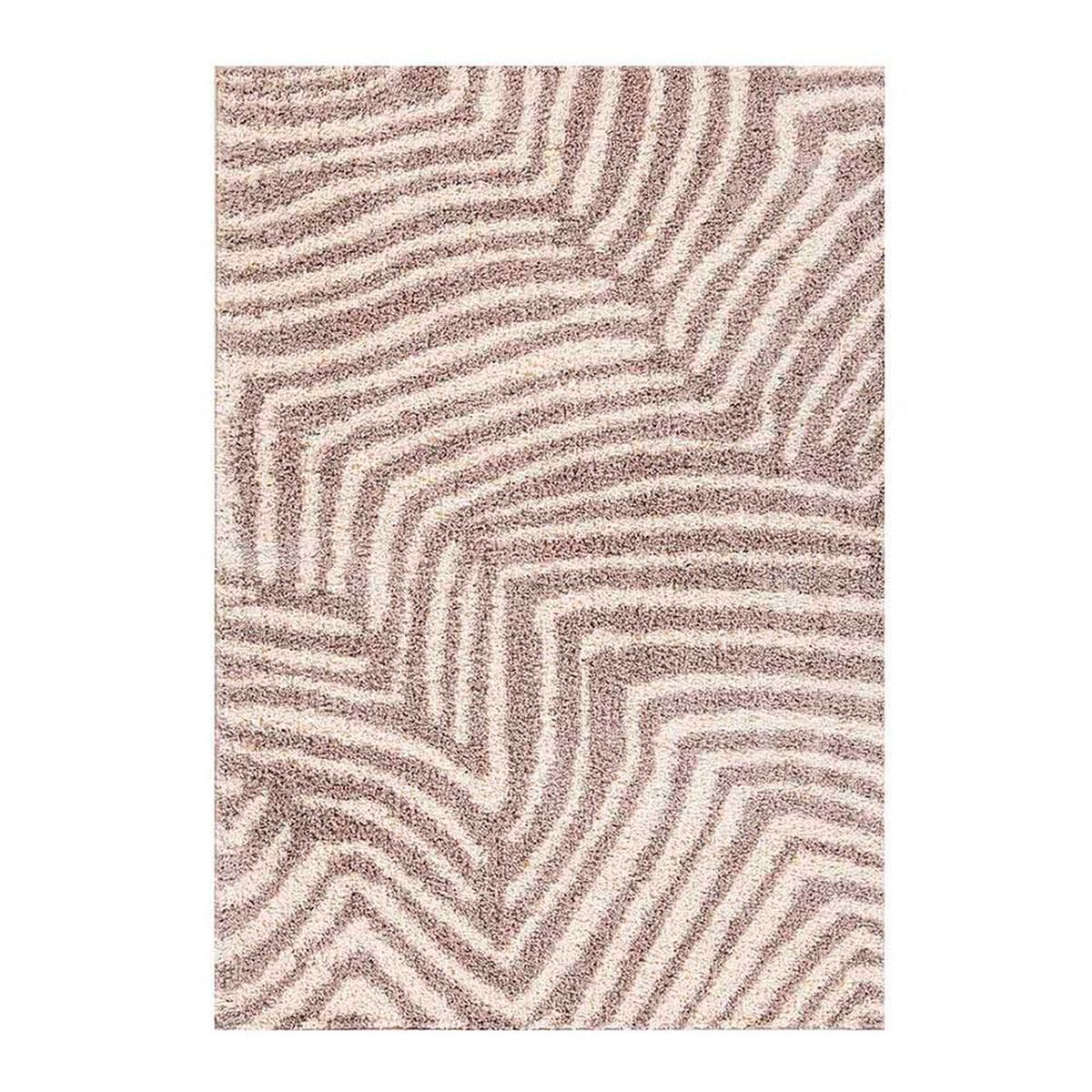 Alfombra Idetex Shaggy Guiza 150 x 200 cm Beige