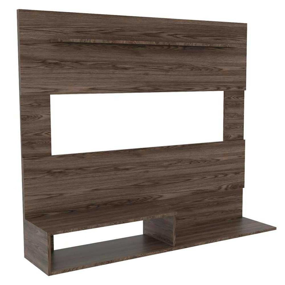 Combo Bar Esquinero + Panel TV55 TuHome Beijing Rovere Blanco