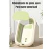 Bañera con Termómetro Cojín Premium Verde LuBabycas