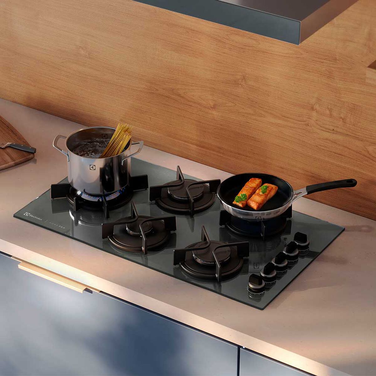 Encimera a Gas Electrolux 5 Quemadores KE5HP