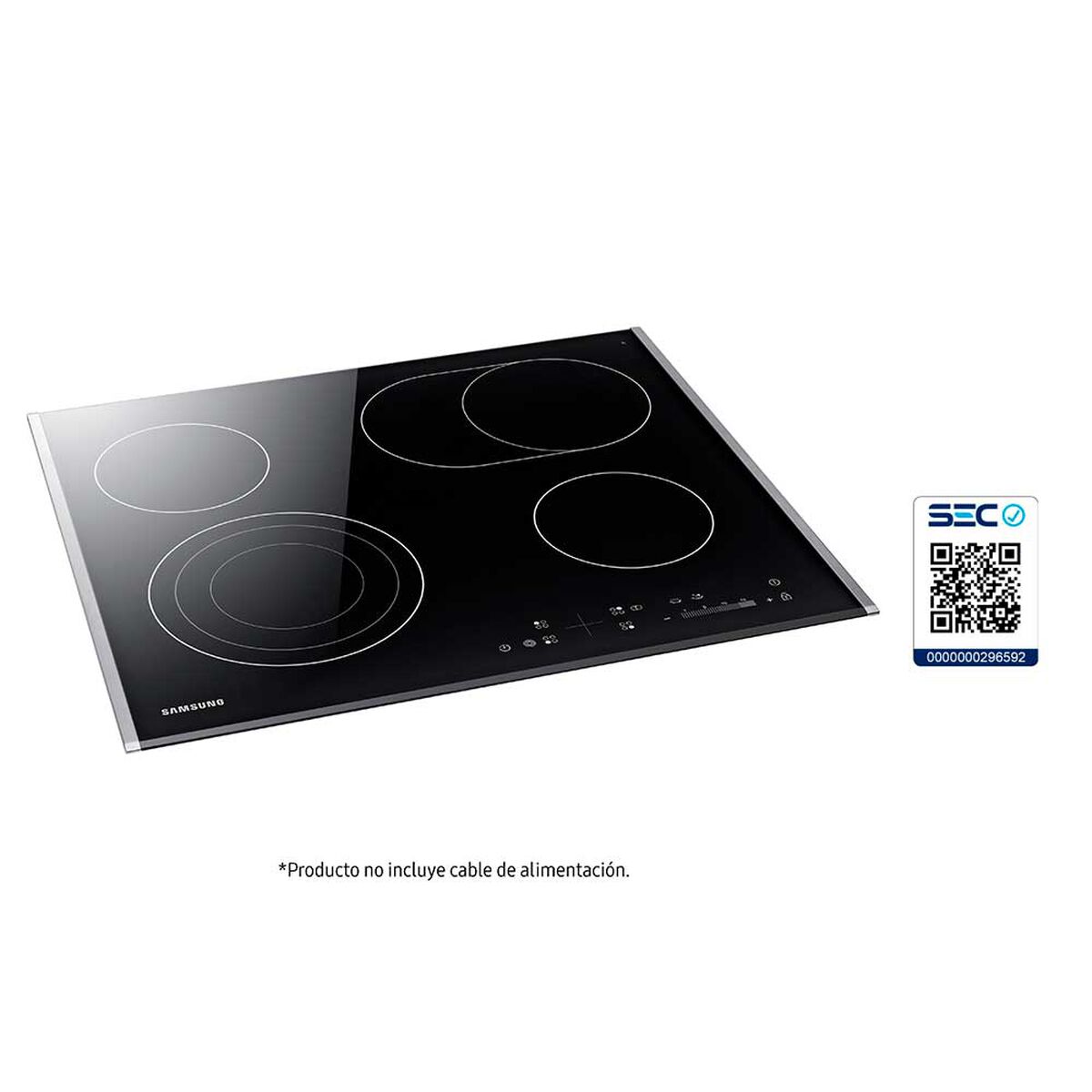 Encimera Eléctrica Samsung CTR264KC01/BG 4 Quemadores