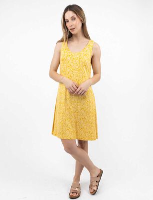 Imagen 2 del producto Vestido Midi Sin Mangas Mujer Alma Mostaza