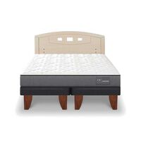Cama Europea CIC Base Dividida 2 Plazas Anatomic + Respaldo Gales Alpino