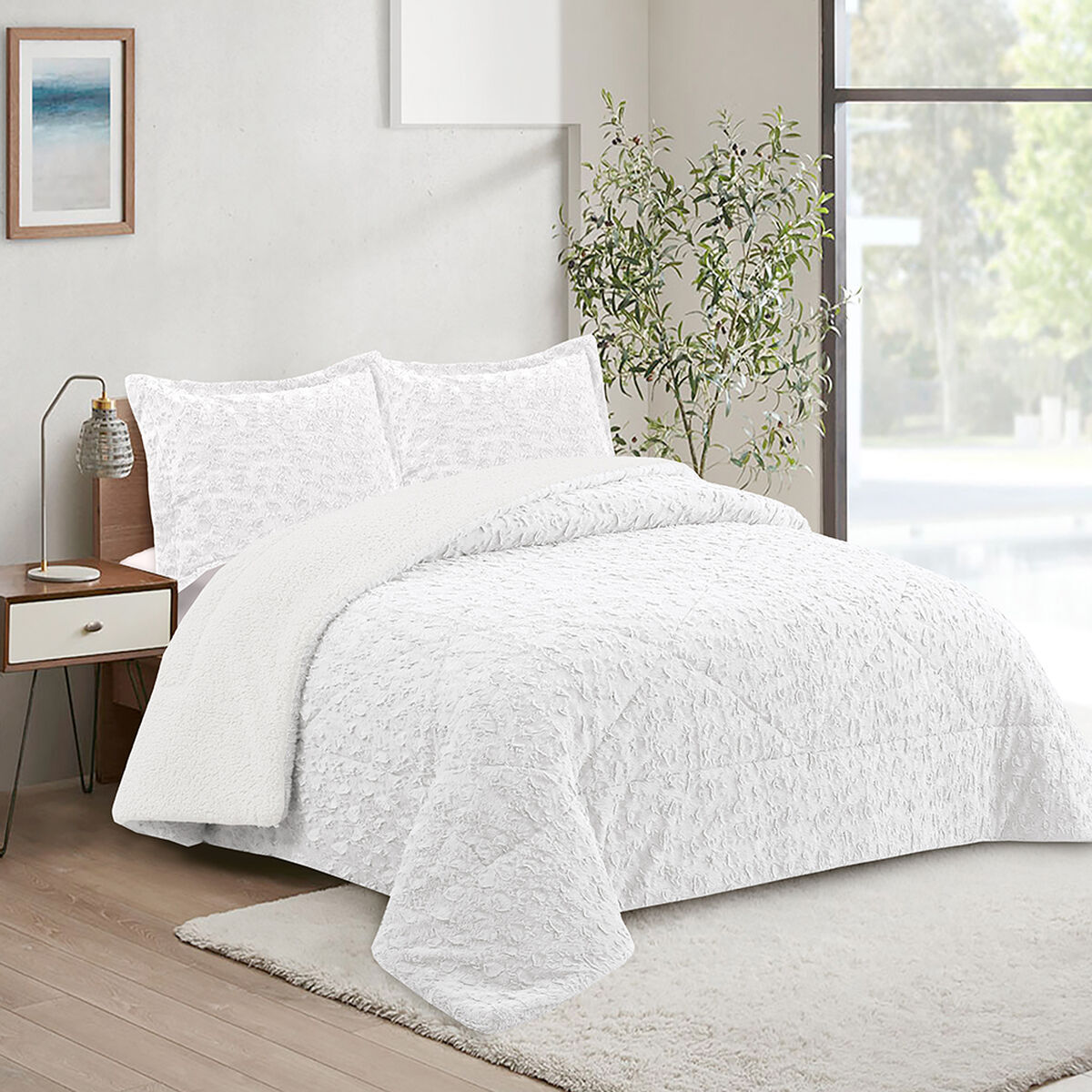 Cubrecama Doral 2 Plazas Crudo Senses