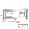 Combo Rack TV 65" Con Puerta + Librero Tuhome Essential 12