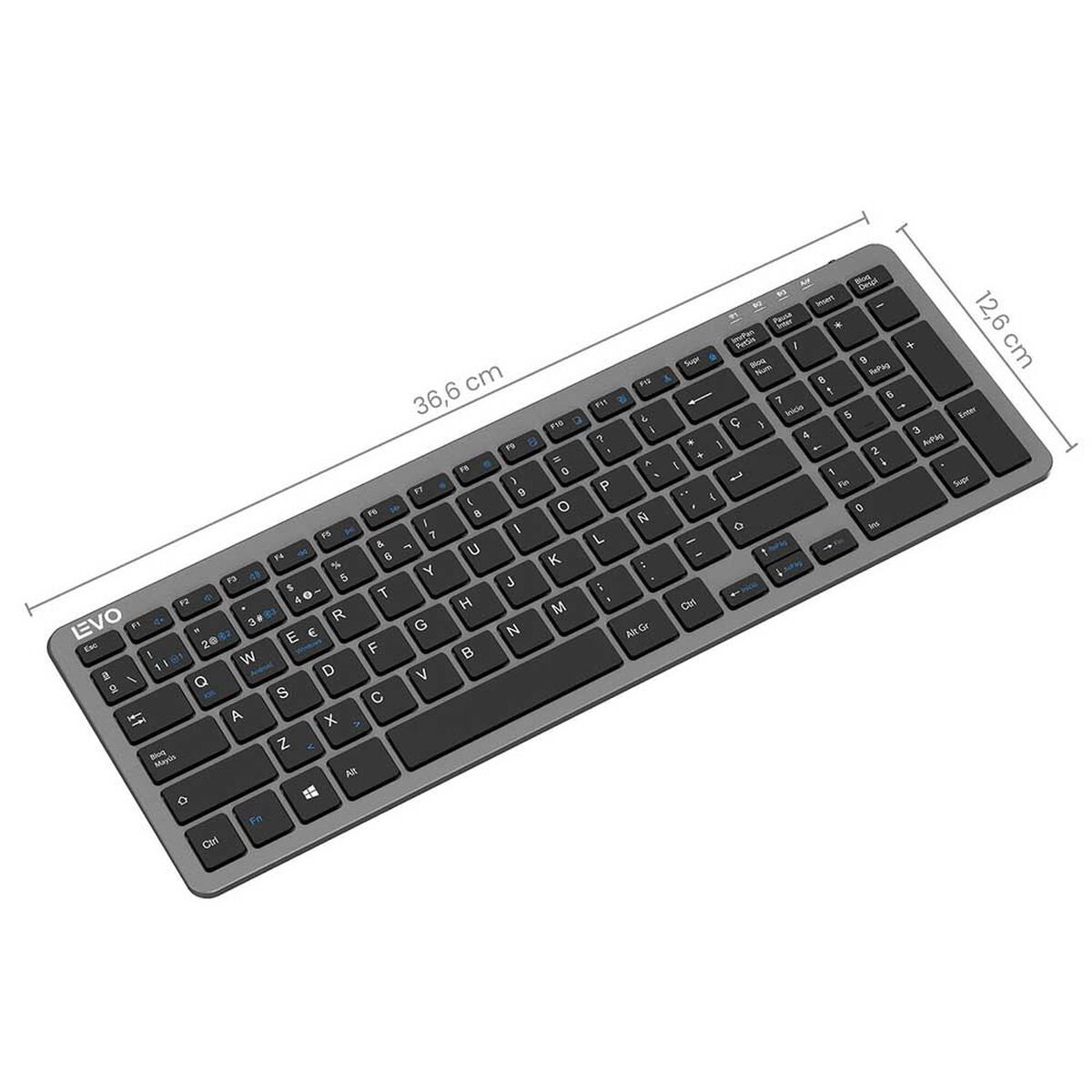 Teclado Inalámbrico Periféricos LEVO Cygna