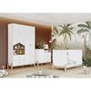 Cuna 2 en 1 Home Mobili Ternura Blanco