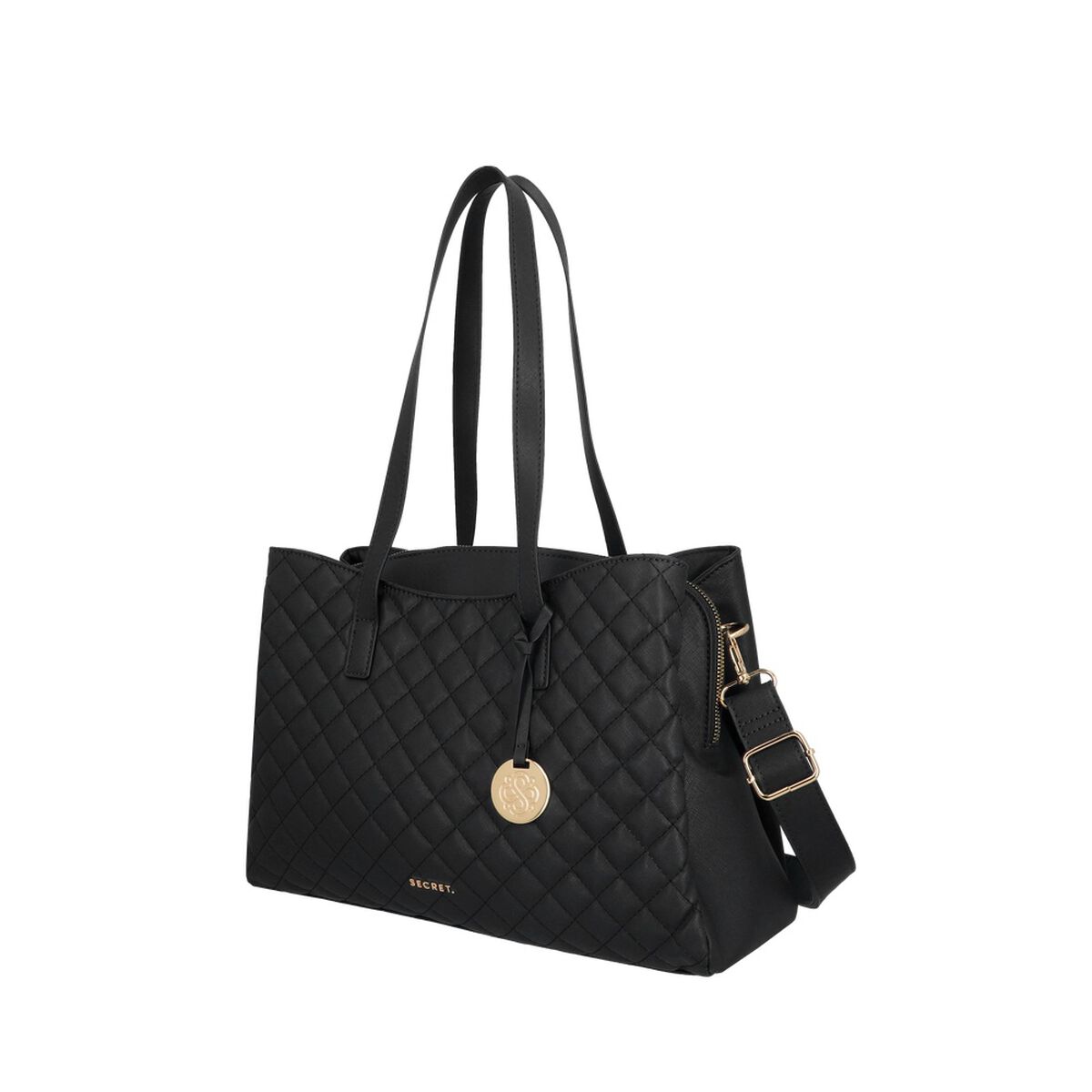 Cartera Tote Secret Murcia FW25 M Negro