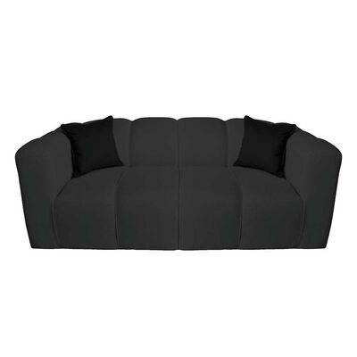 Imagen 2 del producto Juego de Living Muebles MYM Leonol Sofá 3 Cuerpos + Dos Sillones 1 Cuerpo Negro