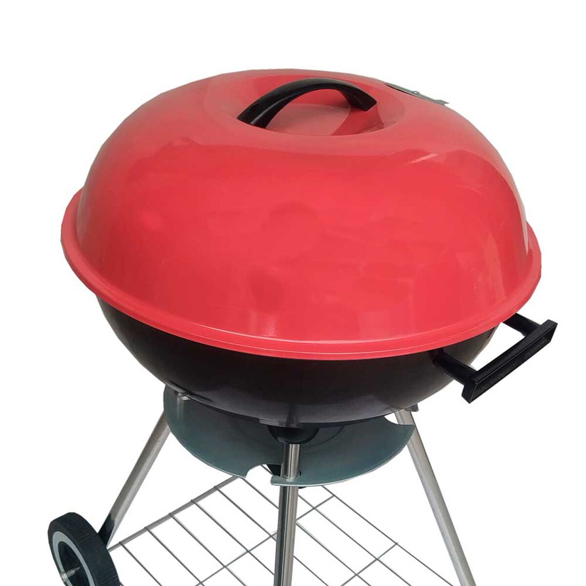 Parrilla a Carb&oacute;n Redonda con Tapa Casanova Rojo