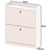 Zapatero Roca Versa 2 Puertas Blanco