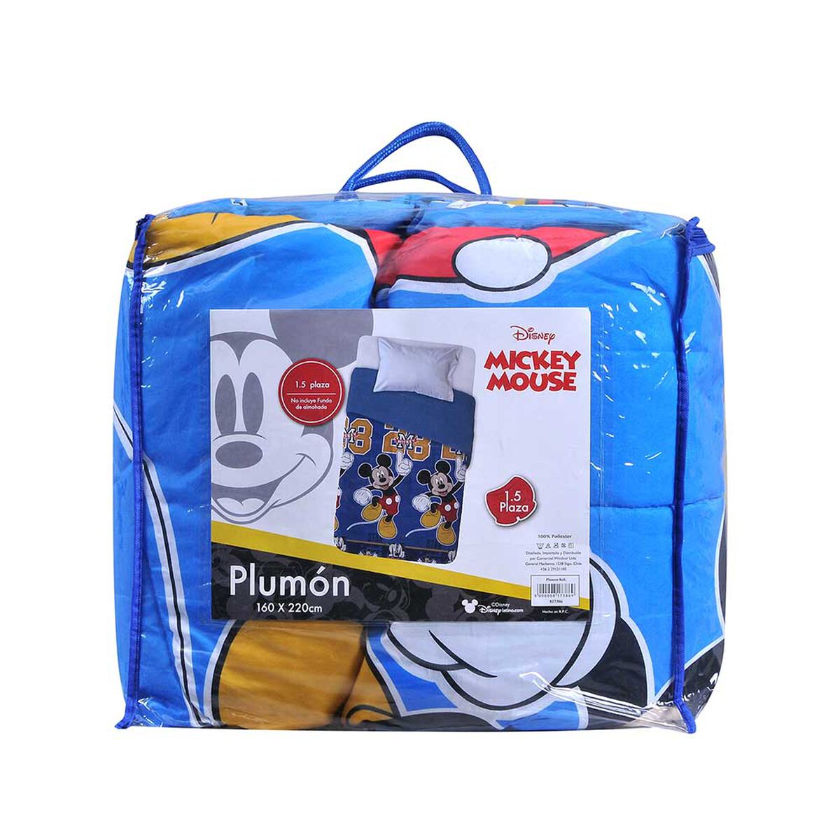 Plumón Estampado Disney Mickey 1,5 Plazas Star