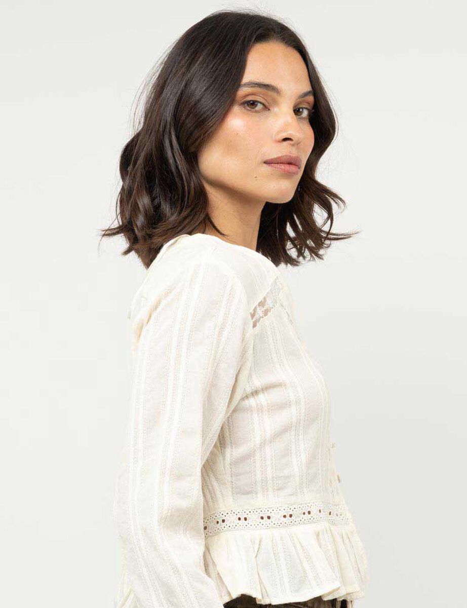 Blusa Manga Larga Mujer Zibel