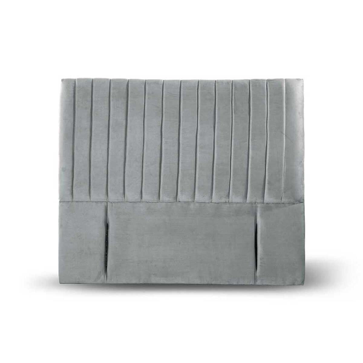 Respaldo Latam Home King Sorrento Tela Velvet Gris