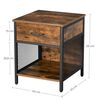 Velador TuHome Metalwood 1 Cajón