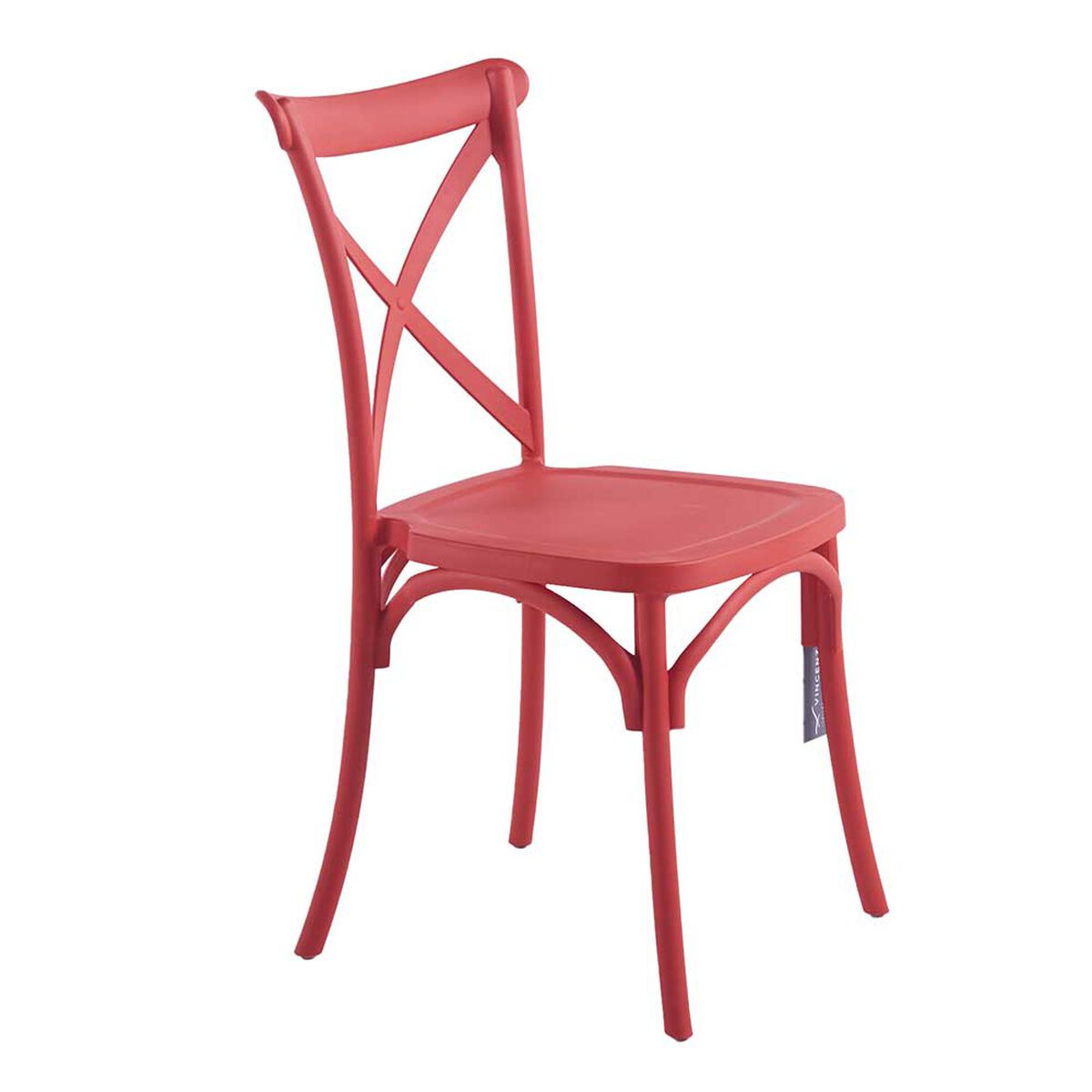 Silla Vincenzi Crossback Rojo