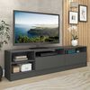 Rack TV Vekkahome Grafitte Hasta 75" Gris
