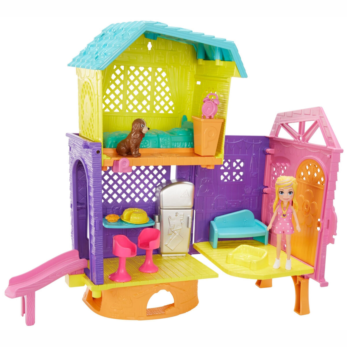 Polly Pocket Set de Juego Polly y Peaches Abc