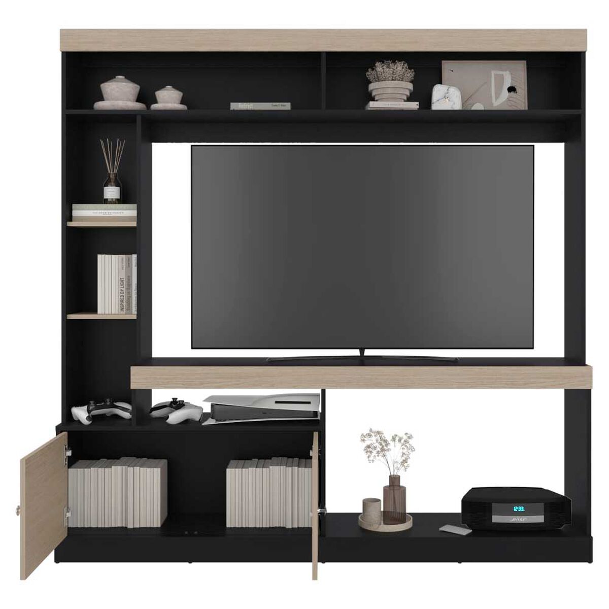 Estante TV Tuhome Classic Color Hasta 65" Cartagena y Wengue